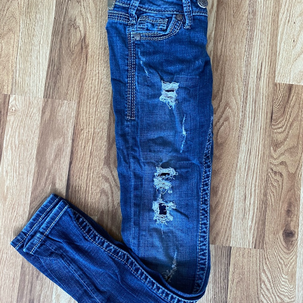 Silver jeans